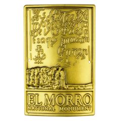 El Morro National Monument Hiking Stick Medallion - Logo