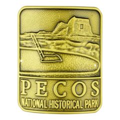 Pecos National Hist. Park Hiking Stick Medallion - Logo