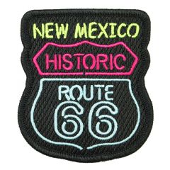 Route 66 Neon Sign Embroidered Patch