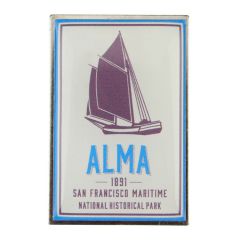 San Francisco Maritime National Hist. Park Pin - Alma Logo