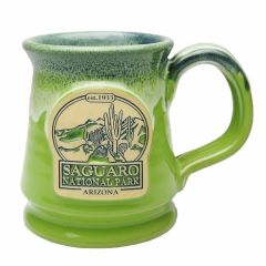 Saguaro National Park Footed Mug - Badge