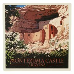 Montezuma Castle National Monument Coaster - Illustration