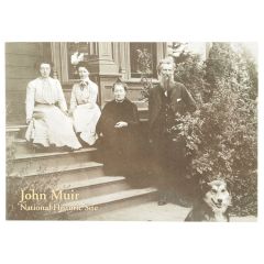 John Muir National Hist. Site Postcard - Family Photo