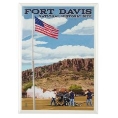 Fort Davis National Hist. Site Magnet - Illustration