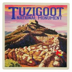 Tuzigoot National Monument Coaster - Sunset