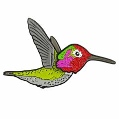 Anna's Hummingbird Bobble Head Pin