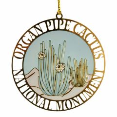 Organ Pipe Cactus National Monument Enamel Ornament