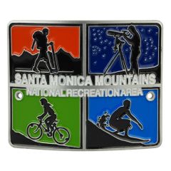 Santa Monica Mountains National Rec. Area Hiking Stick Medallion - Activities