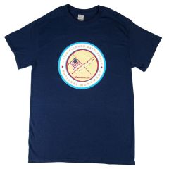 Little Bighorn Battlefield National Monument Round Logo T-Shirt