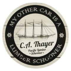 San Francisco Maritime National Hist. Park Sticker - C.A. Thayer