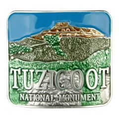 Tuzigoot National Monument Hiking Stick Medallion - Pueblo