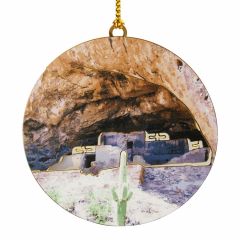 Tonto National Monument 3D Metal Ornament