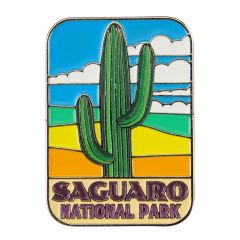 Saguaro National Park Pin - Bright Landscape