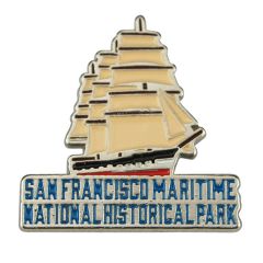 San Francisco Maritime National Hist. Park Pin - Balclutha Die-Cut