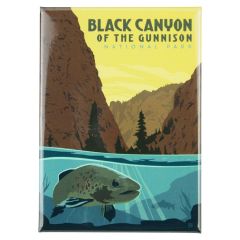 Black Canyon of the Gunnison National Park Magnet - Graphic