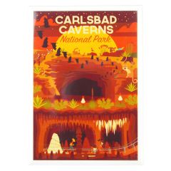 Carlsbad Caverns National Park Magnet - Geometric