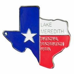 Lake Meredith National Rec. Area Hiking Stick Medallion - Texas