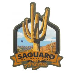 Saguaro National Park Sticker - Cactus Badge