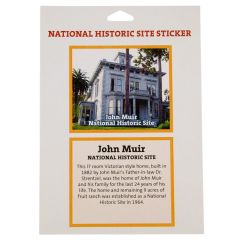 John Muir National Hist. Site Park Sticker