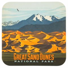 Great Sand Dunes National Park Coaster - Graphic