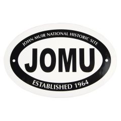 John Muir National Hist. Site Sticker - Mini Oval