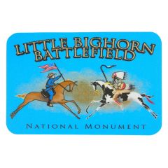 Little Bighorn Battlefield Sticker - Ledger Art