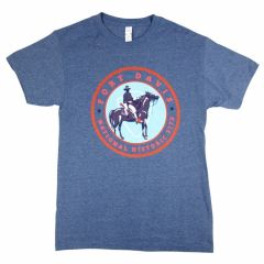 Fort Davis National Hist. Site Round Logo T-Shirt