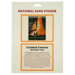 Carlsbad Caverns National Park Sticker - Retro Ranger