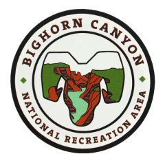 Bighorn Canyon National Rec. Area Sticker - Round Logo