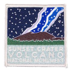 Sunset Crater Volcano National Monument Patch - Night Sky