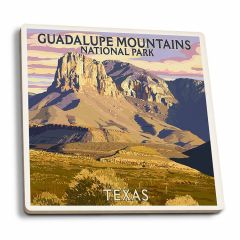 Guadalupe Mountains National Park Coaster - Illustration