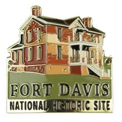 Fort Davis National Hist. Site Hiking Stick Medallion - Quarters Building