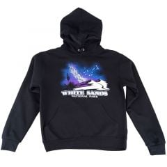 White Sands National Park Night Sky Hoodie