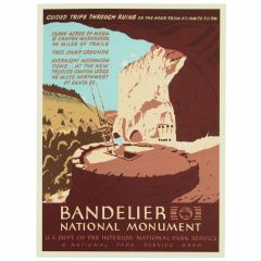 Bandelier National Monument Sticker - WPA