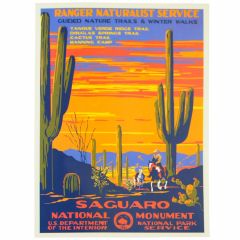 Saguaro National Park Sticker - WPA