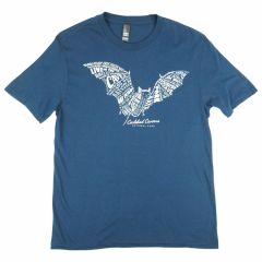 Carlsbad Caverns National Park Bat Typography T-Shirt