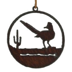 Metal Desert Roadrunner Ornament