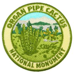 Organ Pipe Cactus National Monument Patch - Round Logo