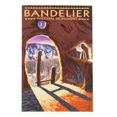 Bandelier National Monument Magnet - Twilight View