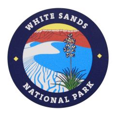 White Sands National Park Sticker - Round Logo