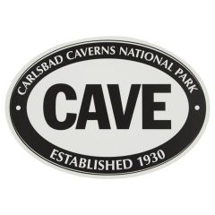 Carlsbad Caverns National Park Sticker - Euro Oval