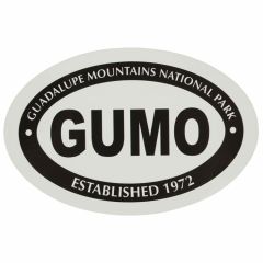 Guadalupe Mountains National Park Sticker - Mini Oval