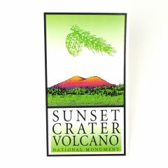 Sunset Crater Volcano National Monument Sticker- Logo