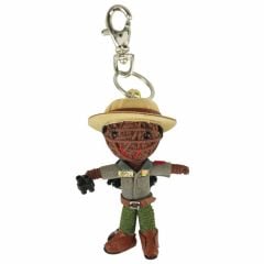 String Doll Keychain - Brown Parker Girl