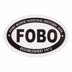 Fort Bowie National Hist. Site Sticker - Euro Oval