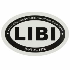 Little Bighorn Battlefield Sticker - Euro Oval