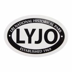 Lyndon B. Johnson National Hist. Park Sticker - Mini Oval