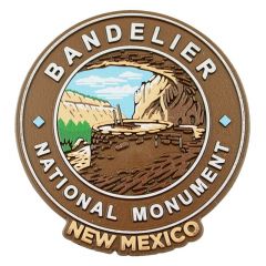 Bandelier National Monument Flex Magnet - Round Logo