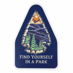 Find Yourself in a Park Sticker