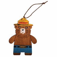 Smokey Bear Wood Block Ornament